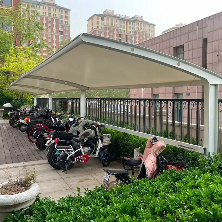 昌吉膜结构电动车棚